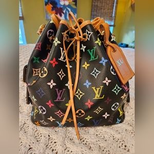 Louis Vuitton Monogram Multicolor Petit Noe Shoulder Bag